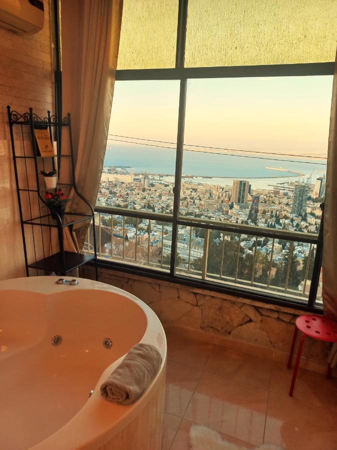 חיפה Amazing Panorama Bay View 3 Room Flat מראה חיצוני תמונה